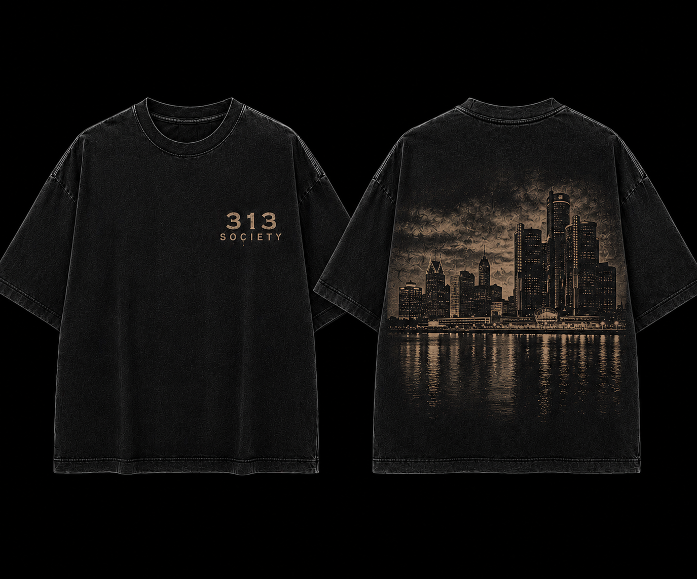 Drop 01 Tee – Detroit Skyline